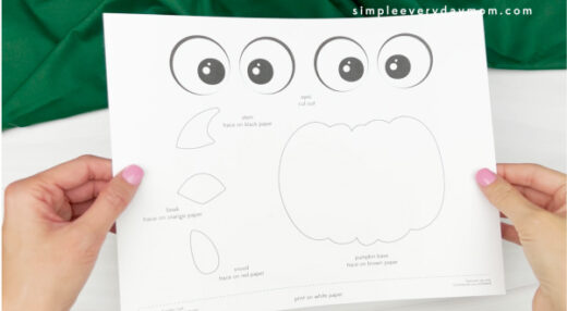 Pumpkin Turkey Craft For Kids [Free Template]