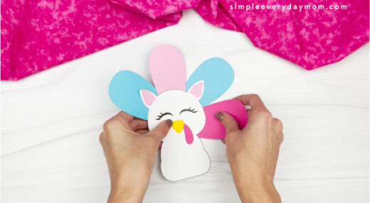 Unicorn Turkey Disguise Craft For Kids [Free Template]