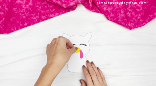 Unicorn Turkey Disguise Craft For Kids [Free Template]