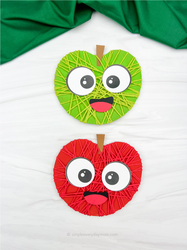 2 yarn apple crafts
