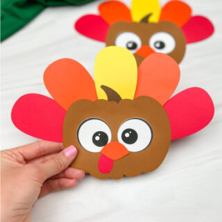 Pumpkin Turkey Craft For Kids [Free Template]