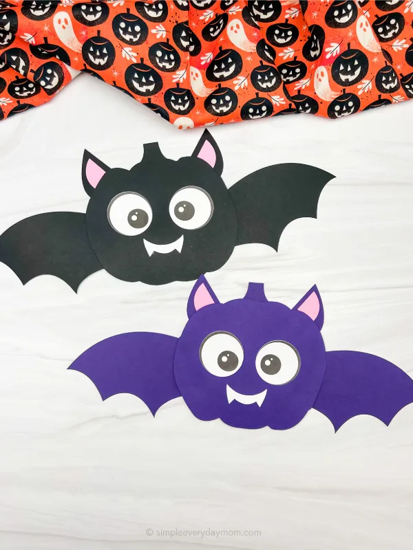 2 bat pumpkin crafts