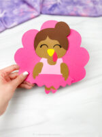 Ballerina Turkey Disguise Craft For Kids [Free Template]