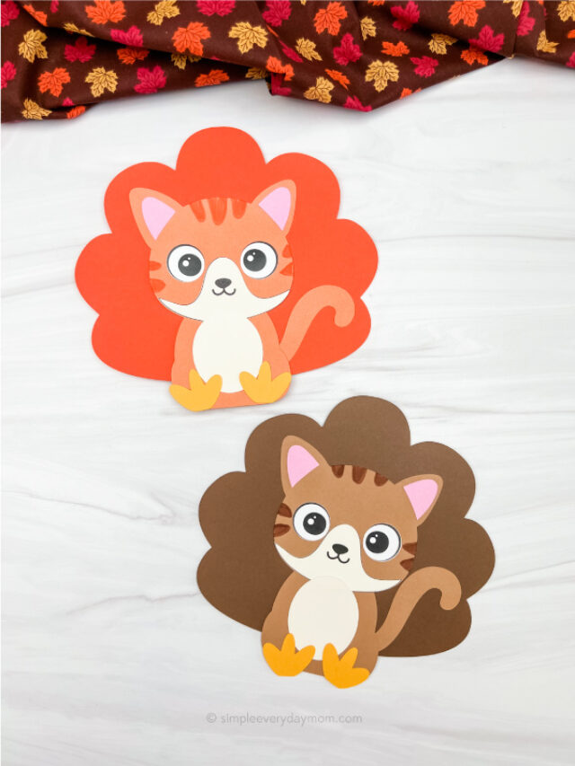 2 cat turkey in disguise crafts