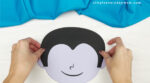 Vampire Paper Bag Puppet Craft For Kids [Free Template]