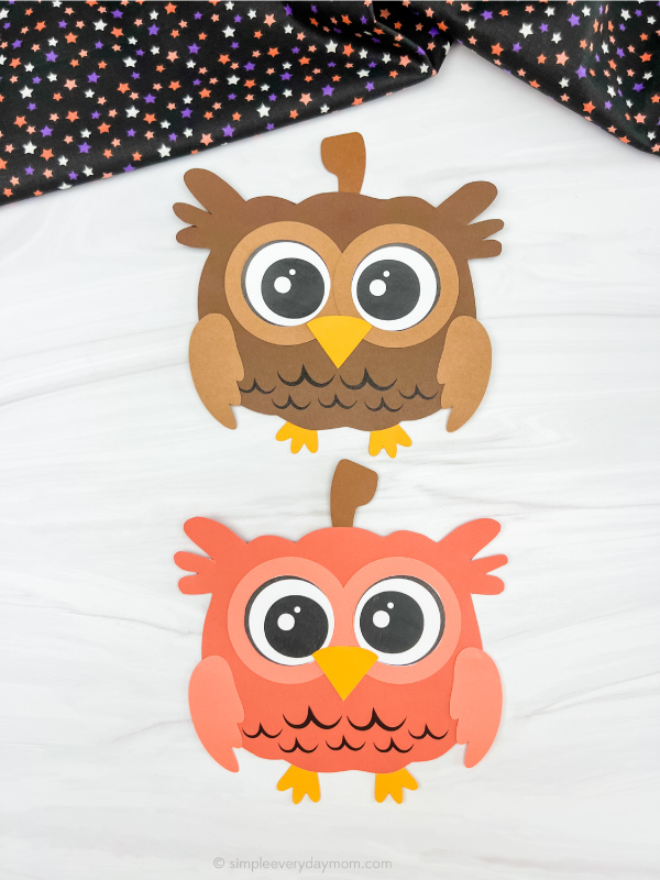 2 owl pumpkin crafts