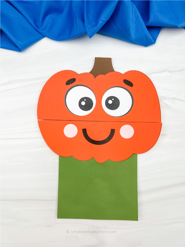 pumpkin paper bag craft