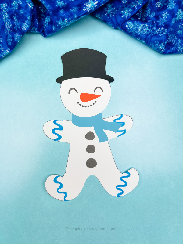 snowman gingerbread man disguise craft