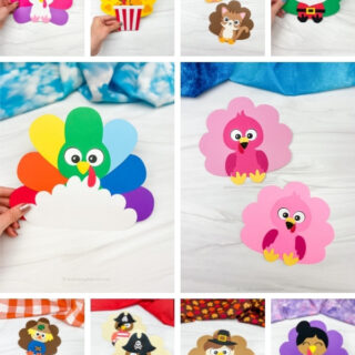 Princess Turkey Disguise Craft For Kids [Free Template]