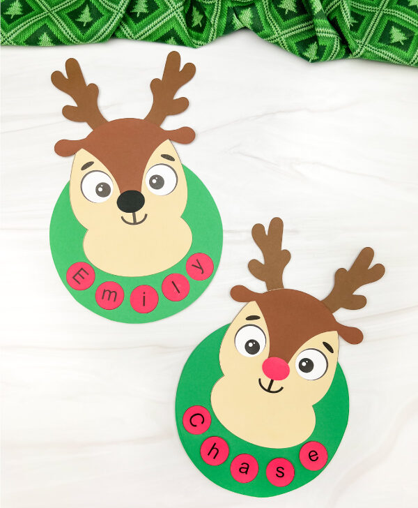 2 reindeer name crafts