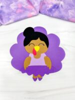 Ballerina Turkey Disguise Craft For Kids [Free Template]