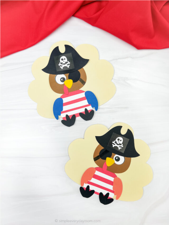 Pirate Turkey Disguise Craft For Kids [Free Template] Story