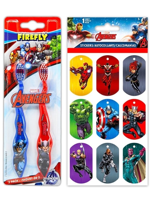 Marvel kids toothbrush set