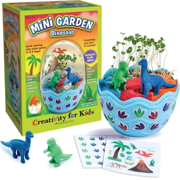 mini dinosaur garden