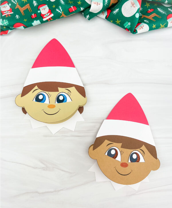 two elf on the shelf paper craft