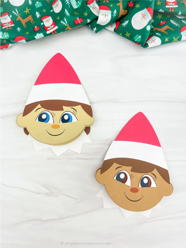 two elf on the shelf paper crafts
