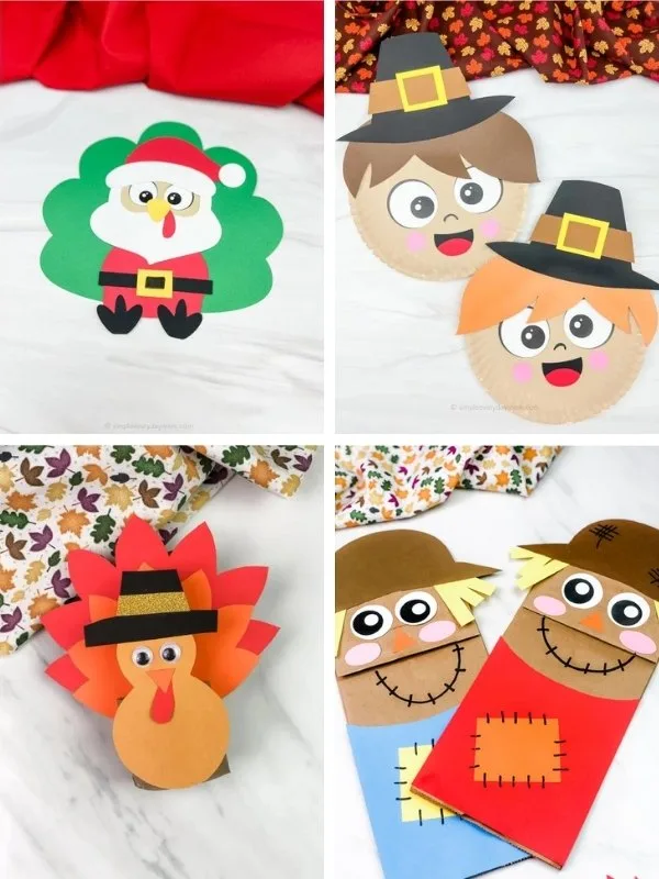 Thanksgiving craft ideas image collage