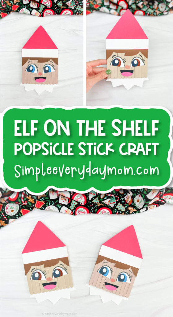 Elf on the Shelf finished craft banner image
