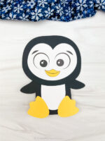 Penguin Card Craft For Kids [Free Template]