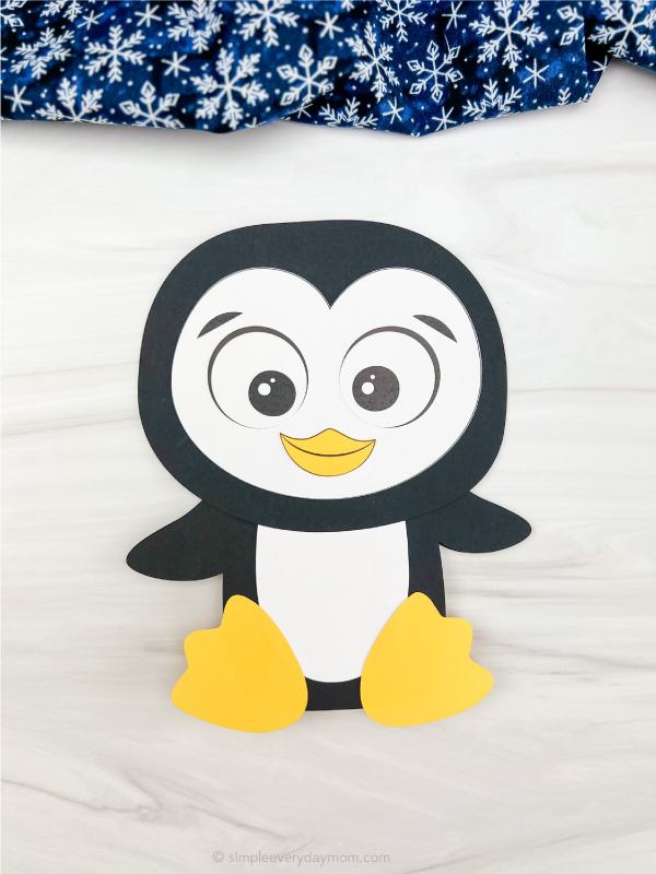 penguin card craft