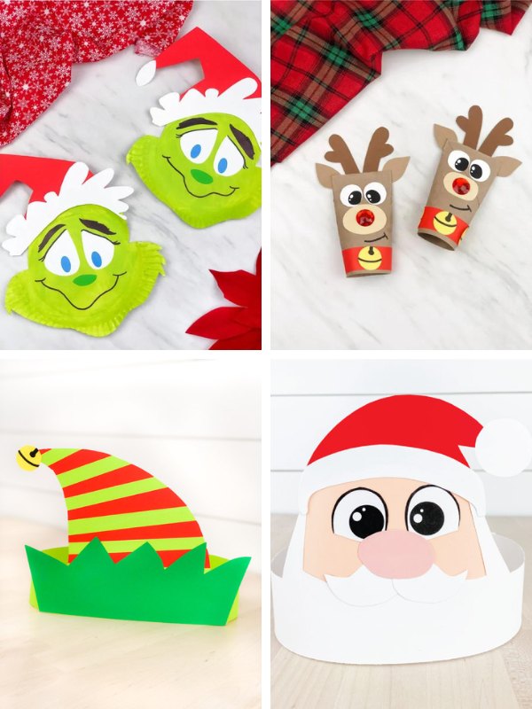 Christmas craft ideas for kids image collage