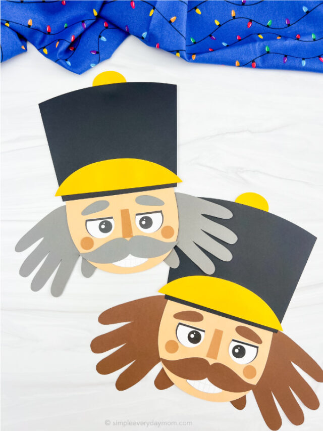 Nutcracker Handprint Craft For Kids With Template Story