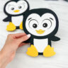 Penguin Card Craft For Kids [Free Template]