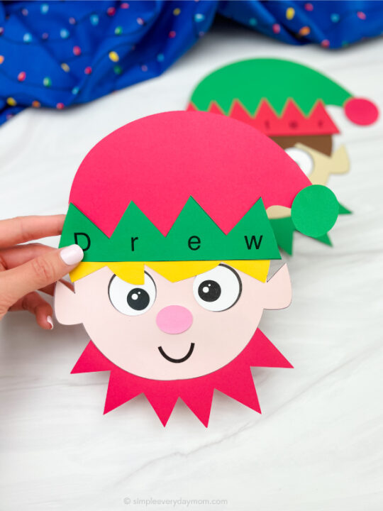 Elf Name Craft For Kids [Free Template]
