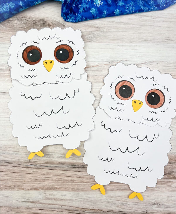 2 owl baby puppet crafts