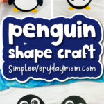 penguin shape craft banner image