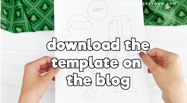 image of printed template with "download the template on the blog"
