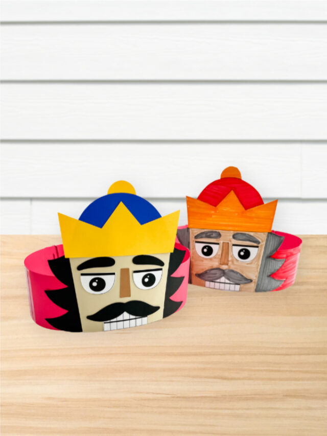 Nutcracker Headband Craft For Kids [Free Template] Story