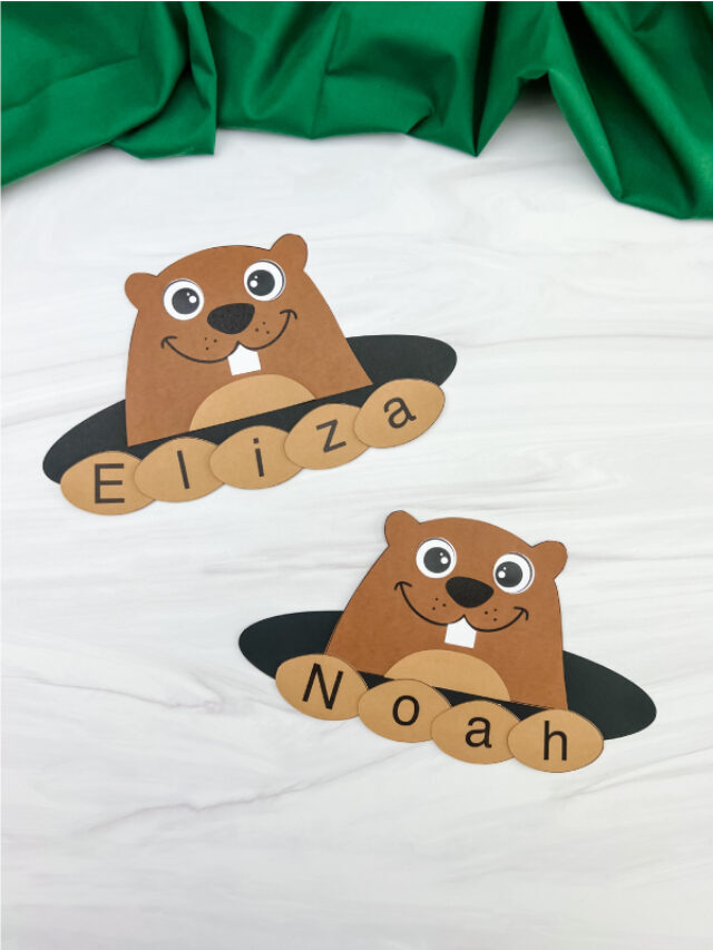 Groundhog Name Craft For Kids [Free Template] Story