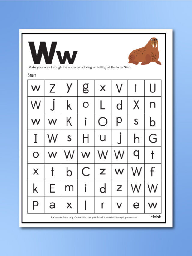 Walrus Worksheets For Kids [Free Printable] Story