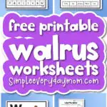 Walrus worksheets banner image