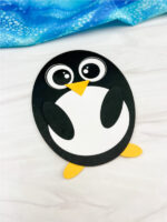Penguin Shape Craft For Kids [Free Template]