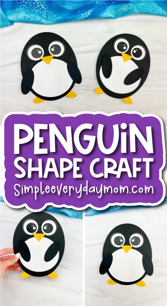 penguin shape craft banner image