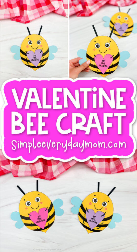 bee mine valentine craft finished cover image