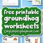 Groundhog Day worksheets cover image