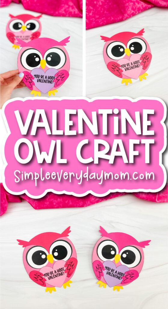 Valentine owl craft finished examples banner image