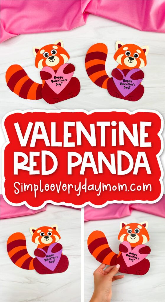Red panda valentine craft finished examples cover image