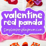Red panda valentine craft finished examples cover image