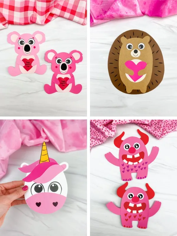 Valentine craft ideas image collage