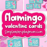 Flamingo valentine cards cover image