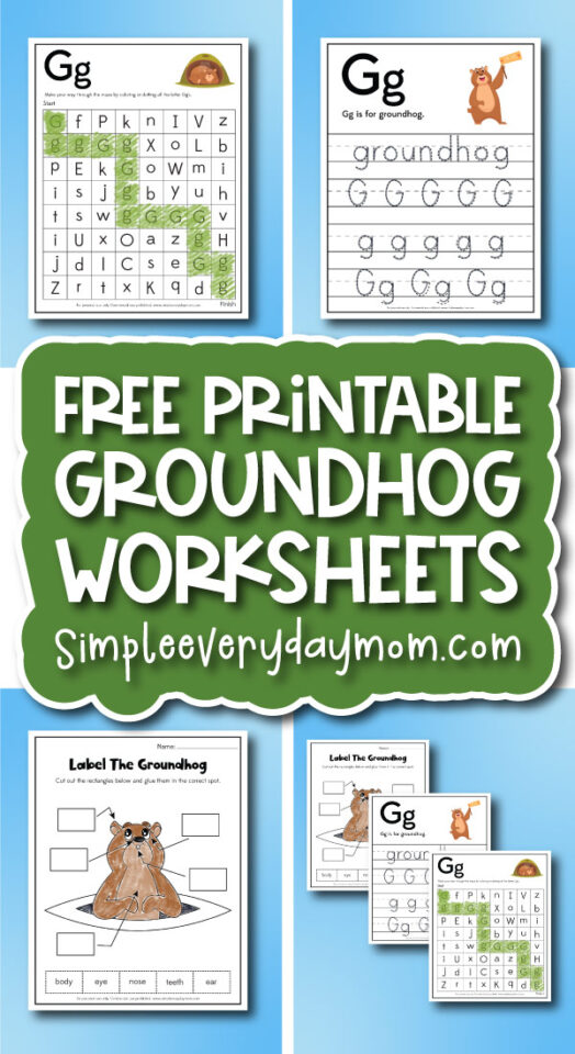 Groundhog Day Worksheets For Kids [Free Printable]