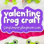 Frog valentine craft ideas image collage banner