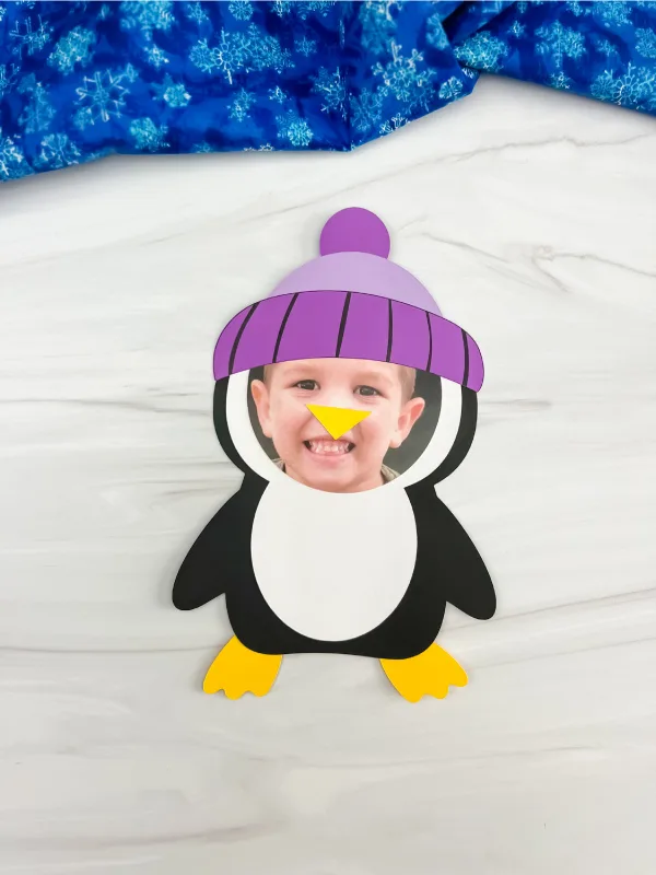 single example of photo penguin craft