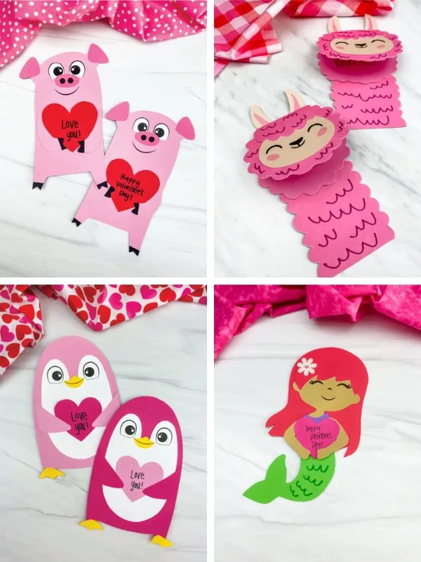 Valentine's Day craft ideas for kids image collage