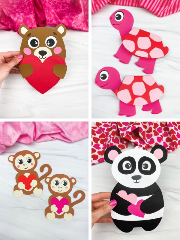 valentine craft ideas for kids image collage