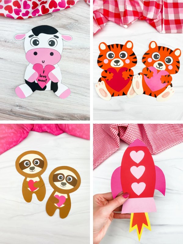 valentine craft ideas image collage